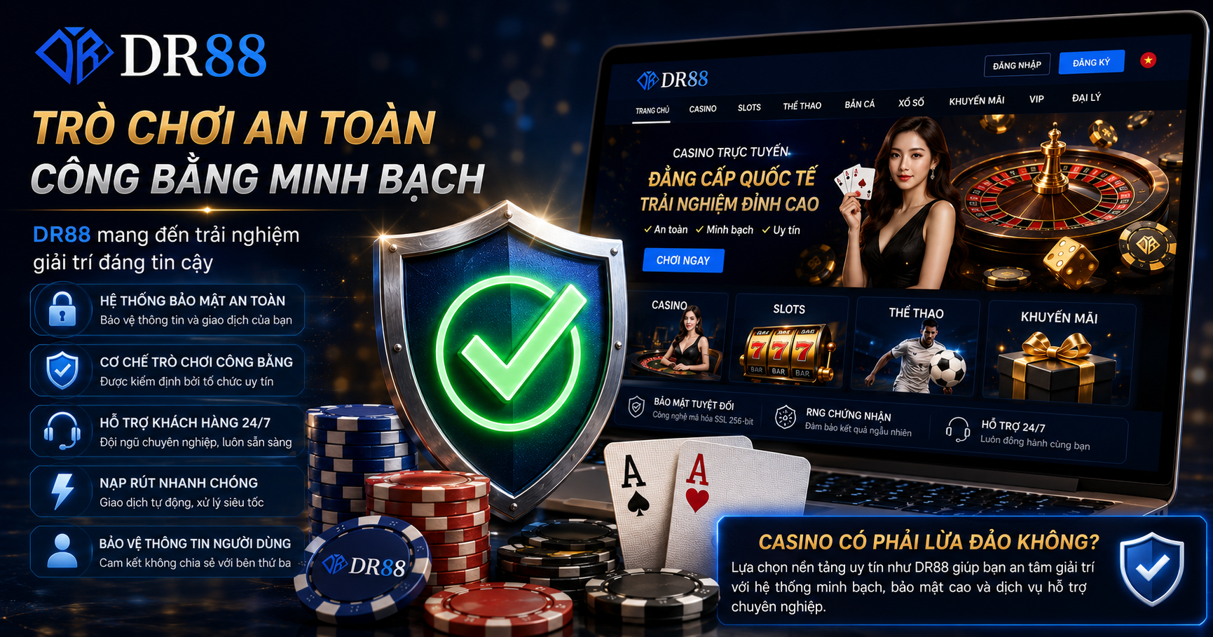 Casino Trực Tuyến Có Lừa Đảo Không? Sự Thật Về DR88 Năm 2026
